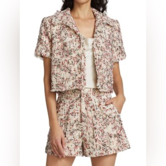 NWOT Cinq a Sept Saul Tweed Two-Piece Set - Picture 6 of 14